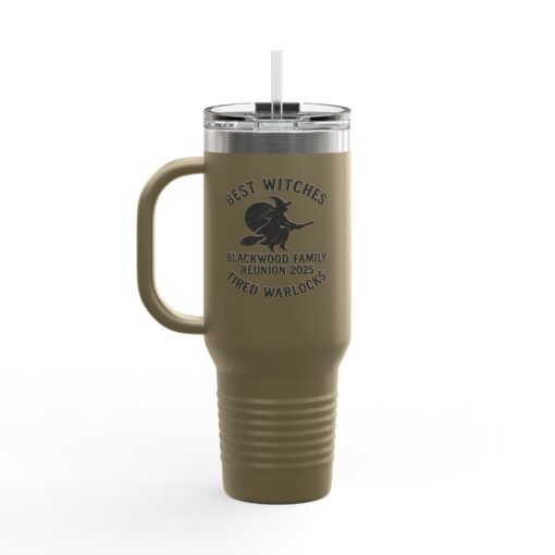 Blackwood Family Reunion Insulated Travel Mug - Best Witches, Tired Warlocks - Image 12