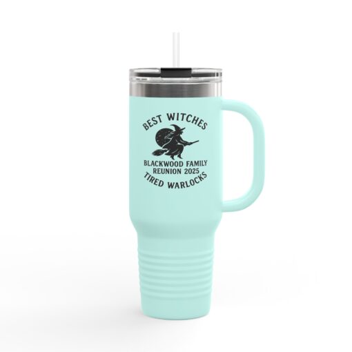 Blackwood Family Reunion Insulated Travel Mug - Best Witches, Tired Warlocks - Image 18