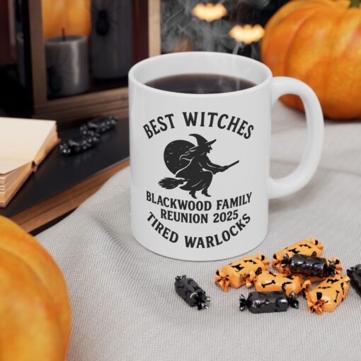 Blackwood Family Reunion Mug - Best Witches, Tired Warlocks - Image 2