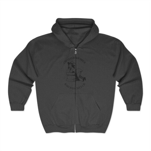 Bad Witch Club - Charter Member Unisex Zip Hoodie - Image 3
