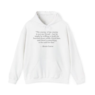 The Enemy of My Enemy - Alexis Carew - Unisex Heavy Blend™ Hooded Sweatshirt